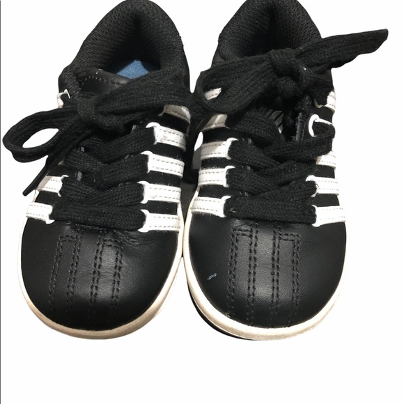 K-Swiss Other - K-Swiss toddler shoes . Infants boy size 6.black & white.